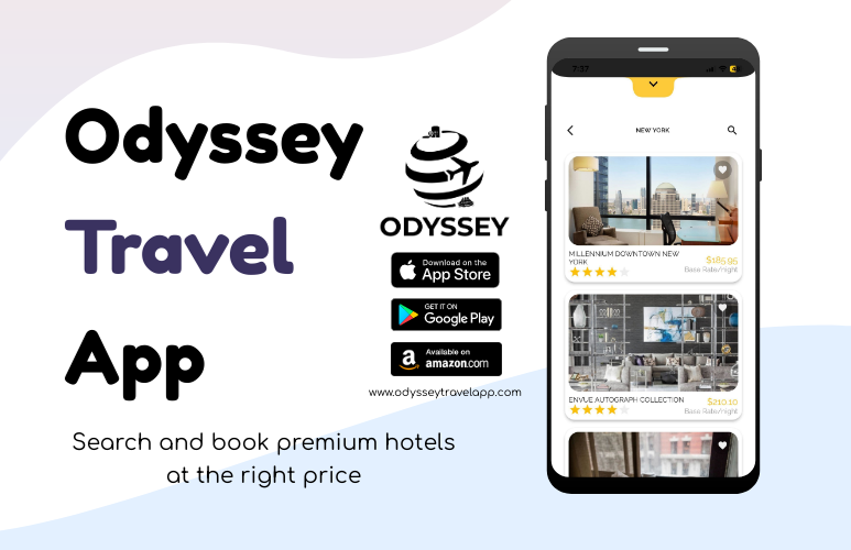 Download The Odyssey Travel App on Goolge Play or the Apple App Store