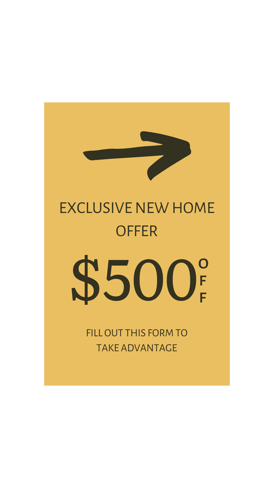 NEW HOME OFFER