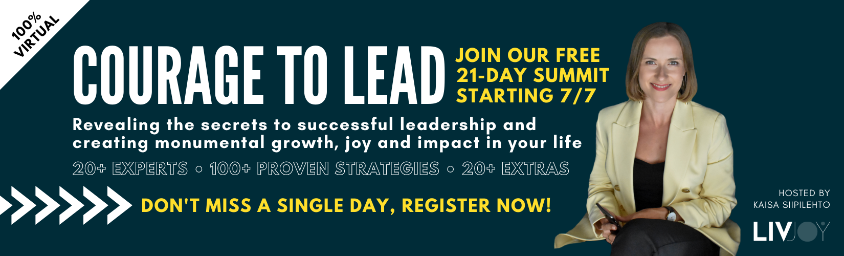 Register for The Courage to Lead Summit