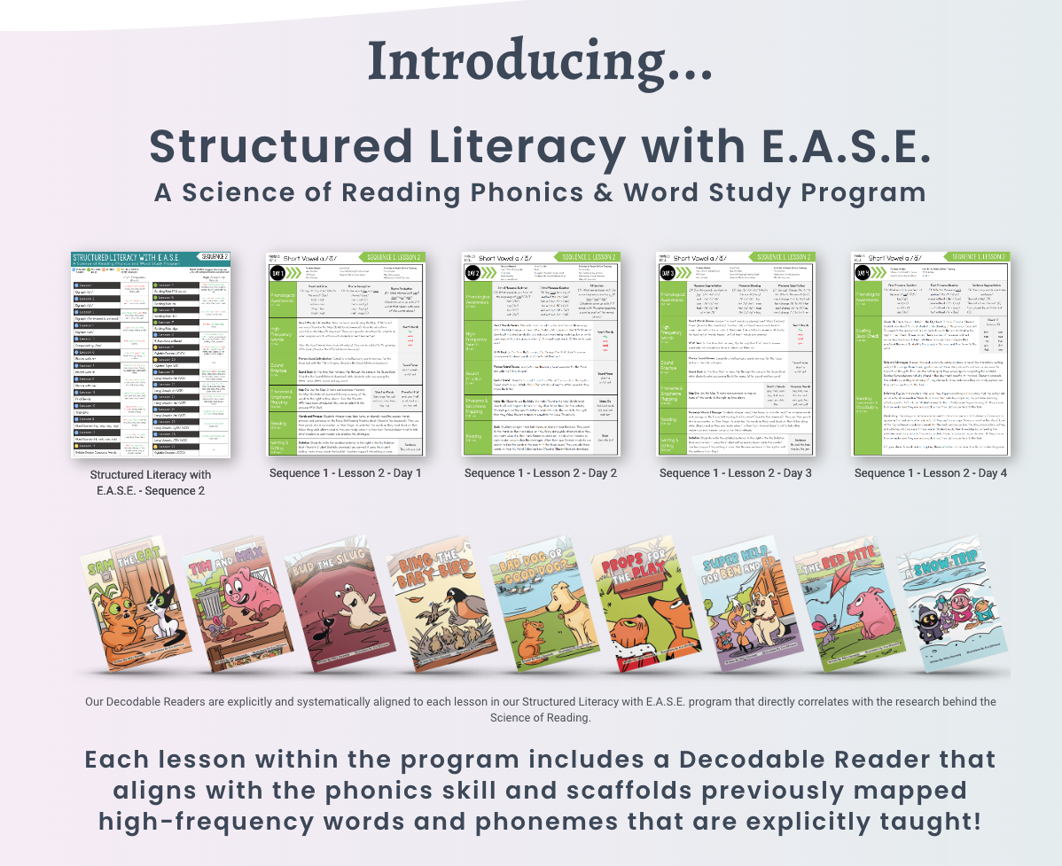 Structured Literacy with Ease Science of Reading