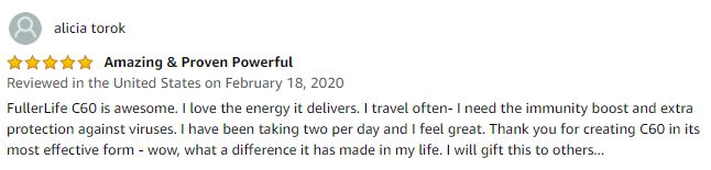 Amazing proven and powerful antioxidant