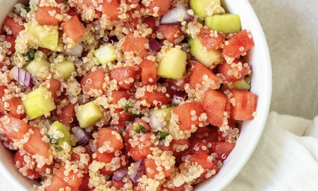 EpicLuv - Watermelon and Cucumber Quinoa Salad