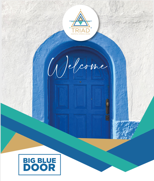 Big Blue Door Entrance will Start a Zoom Meeting