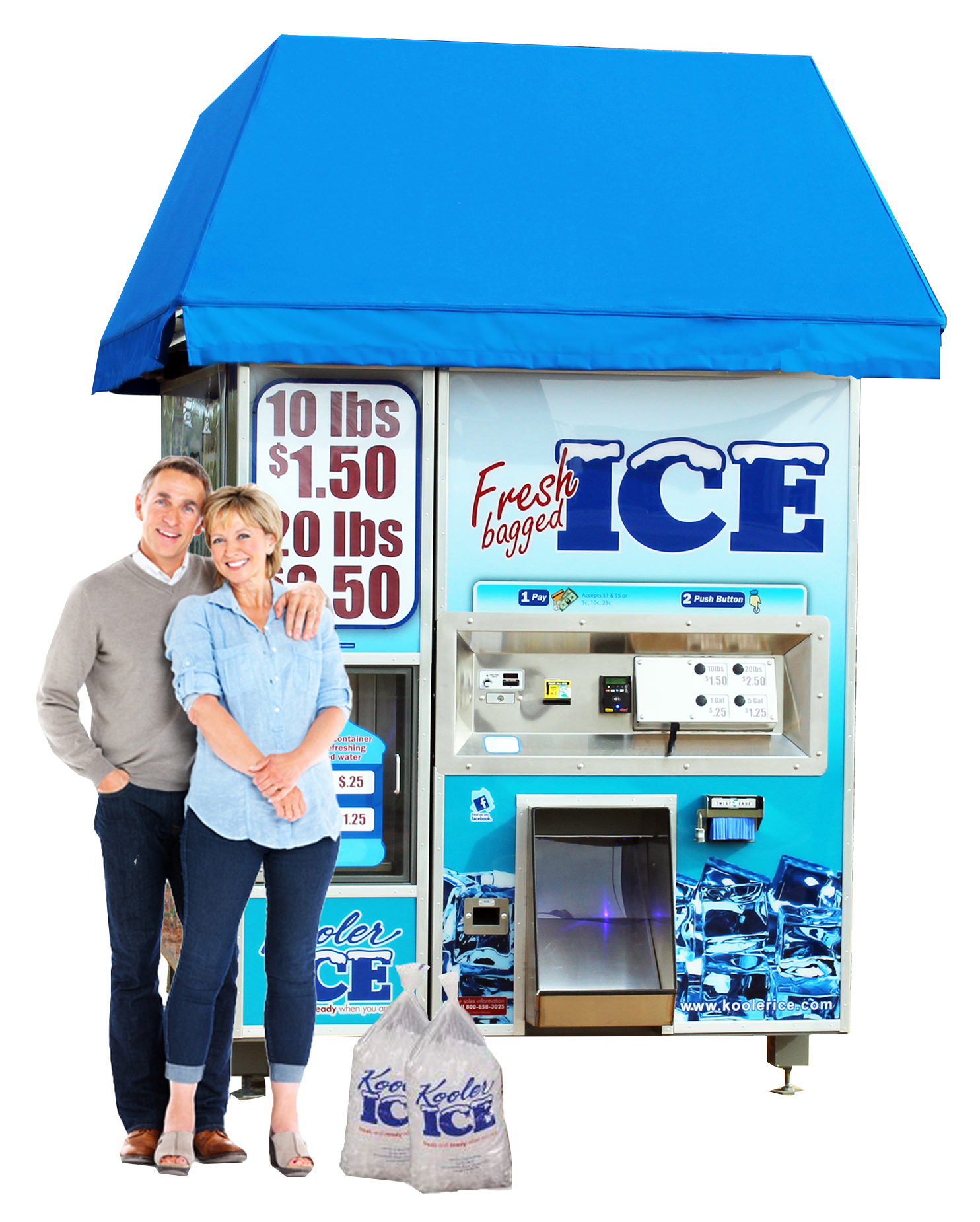 IM1500 Kooler Ice Vending Machine