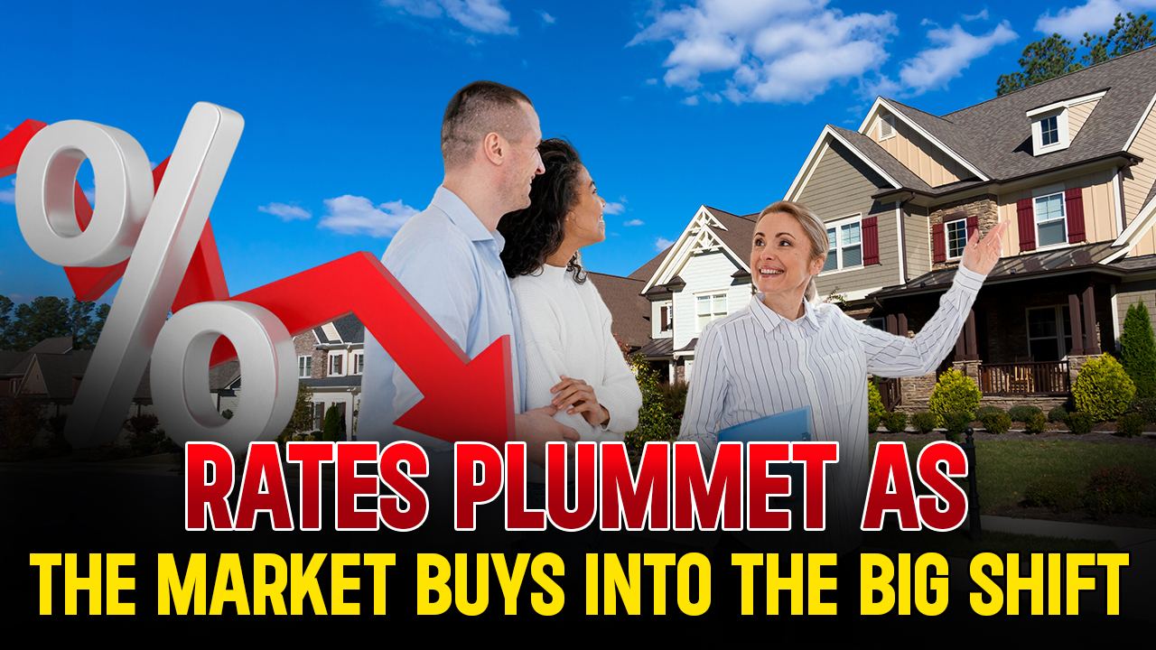 Rates Plummet as The Market Buys Into The Big Shift