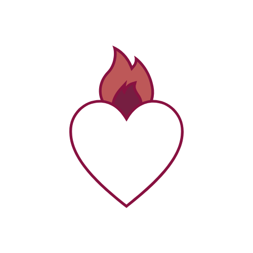 Heart on Fire Icon