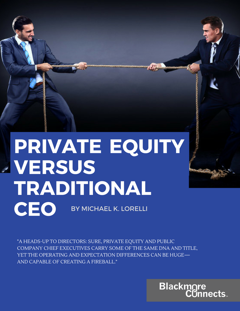 Private Equity vs Traditional CEO