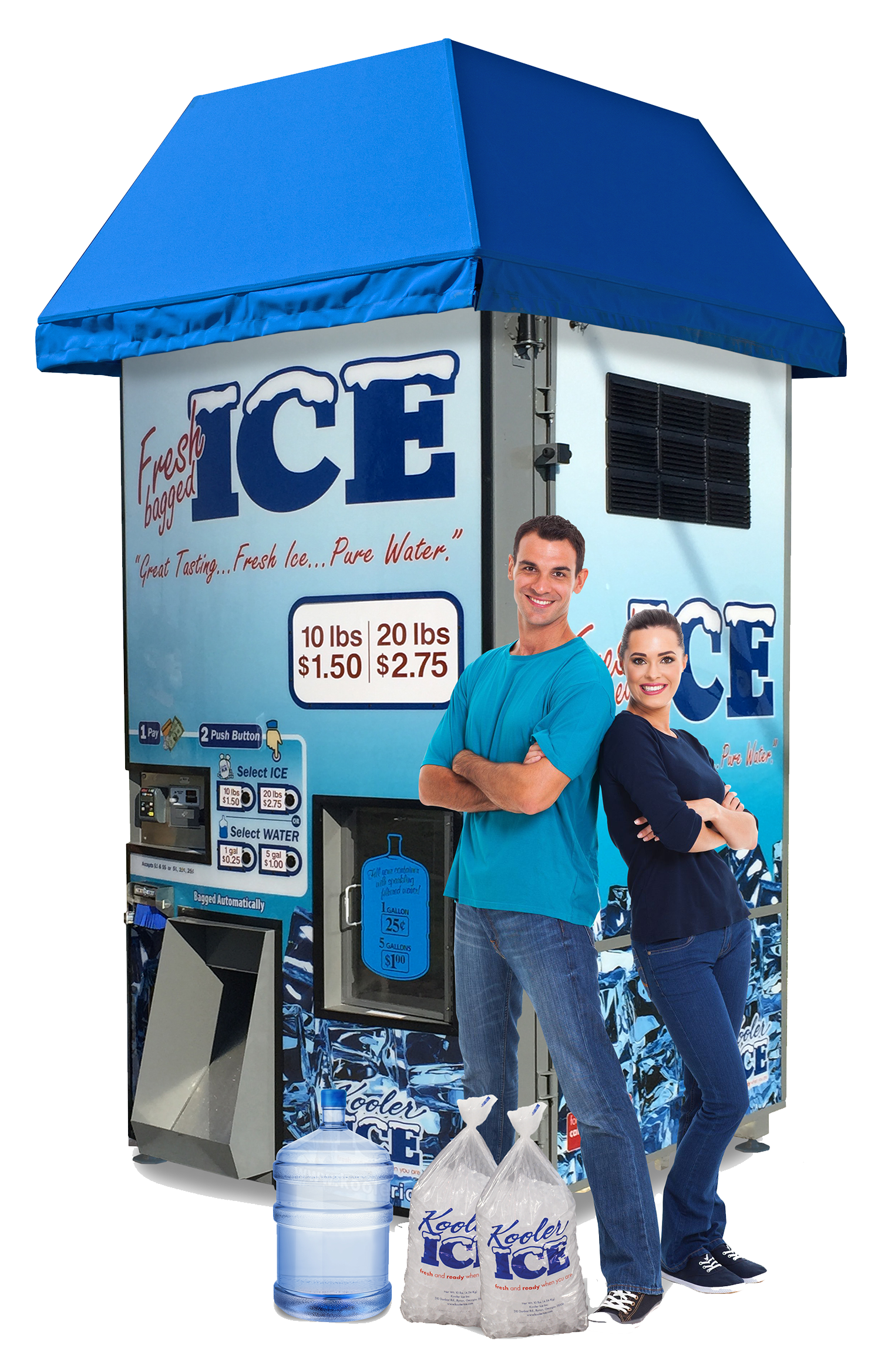 IM1000 Kooler Ice Vending Machine