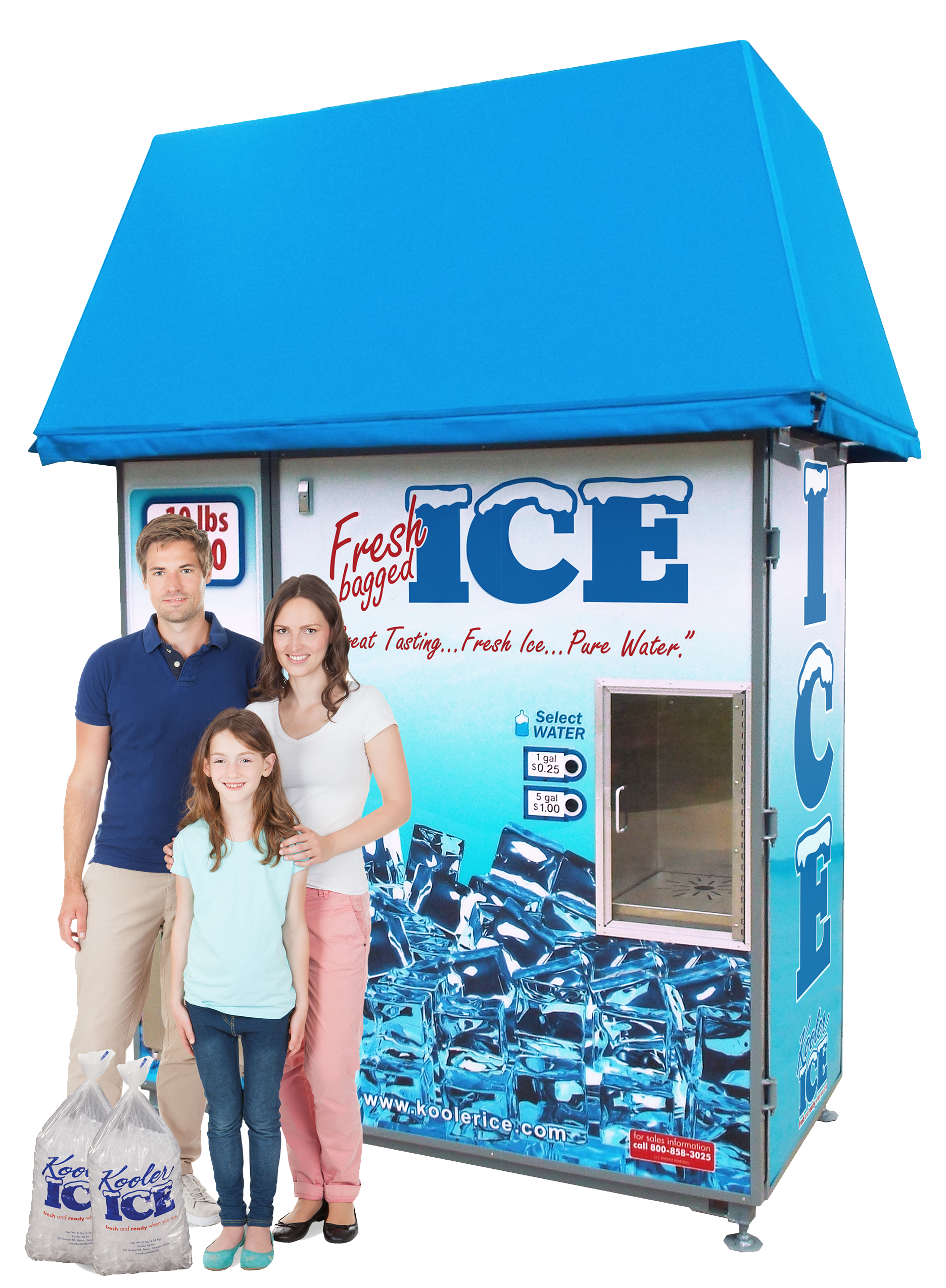 IM600XL Kooler Ice Vending Machine