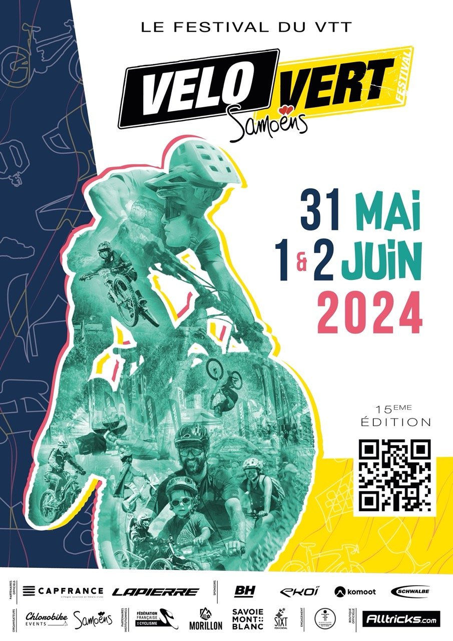 affiche officielle  Vélo Vert Festival 2024