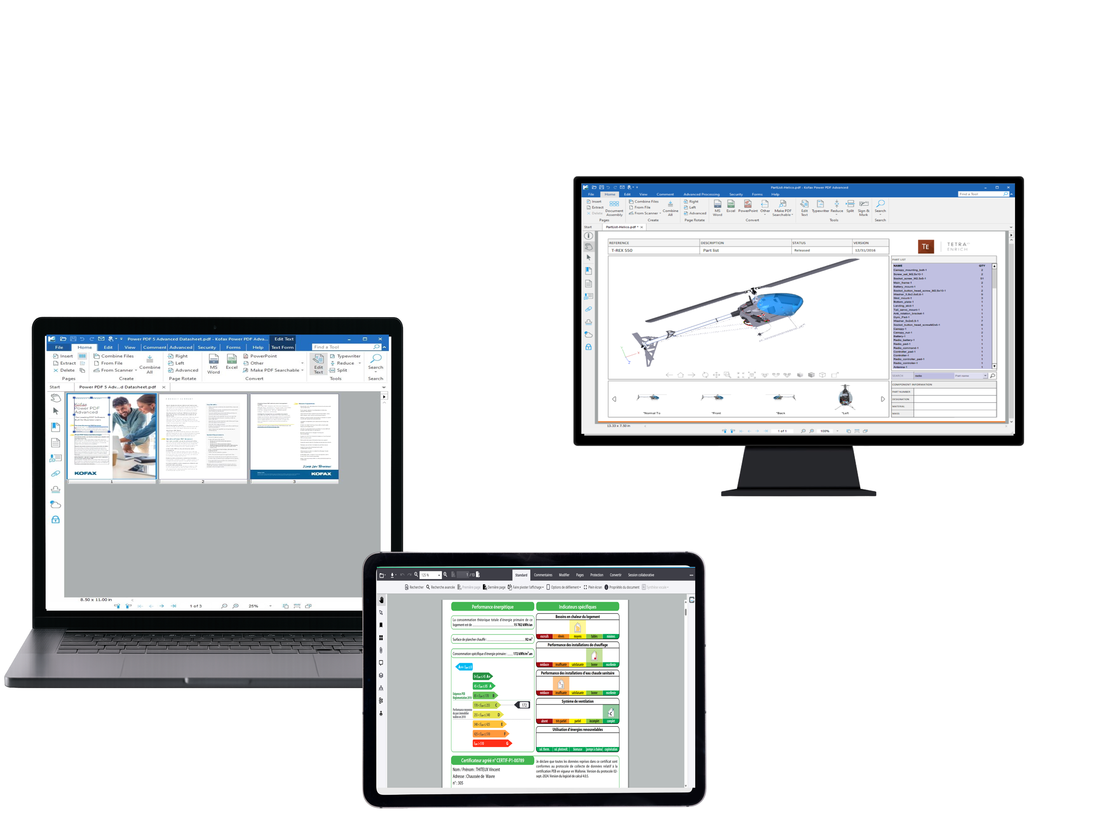 Power PDF sur laptop, desktop et tablette