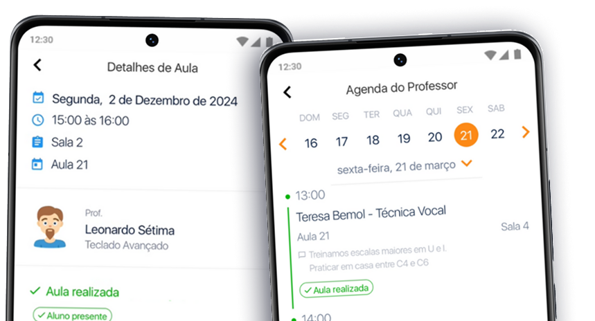 App do Aluno e do Professor