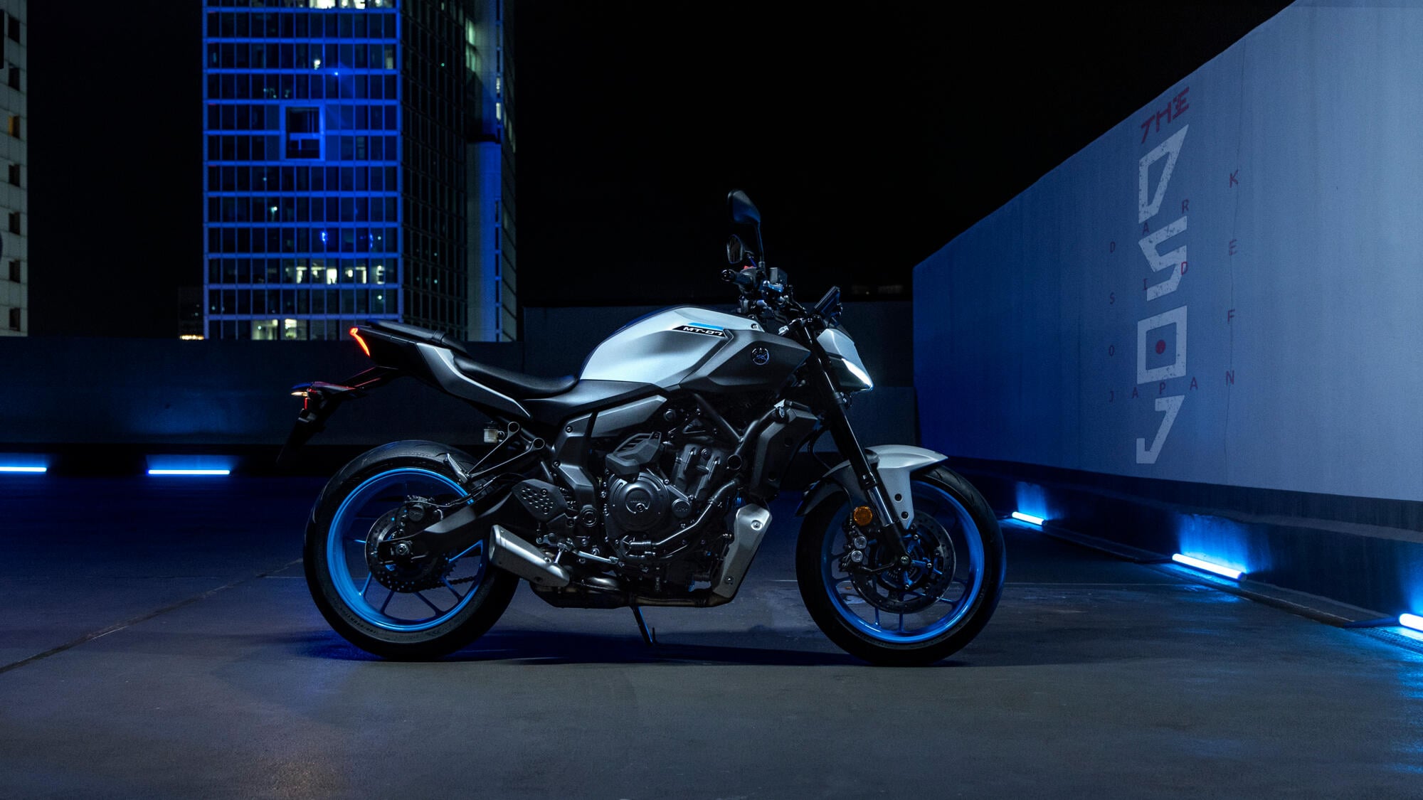 Yamaha MT-07 en movimiento