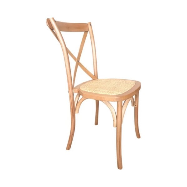Silla Crossback haya natural