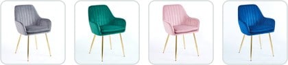 Otros colores: gris, verde, rosa y azul