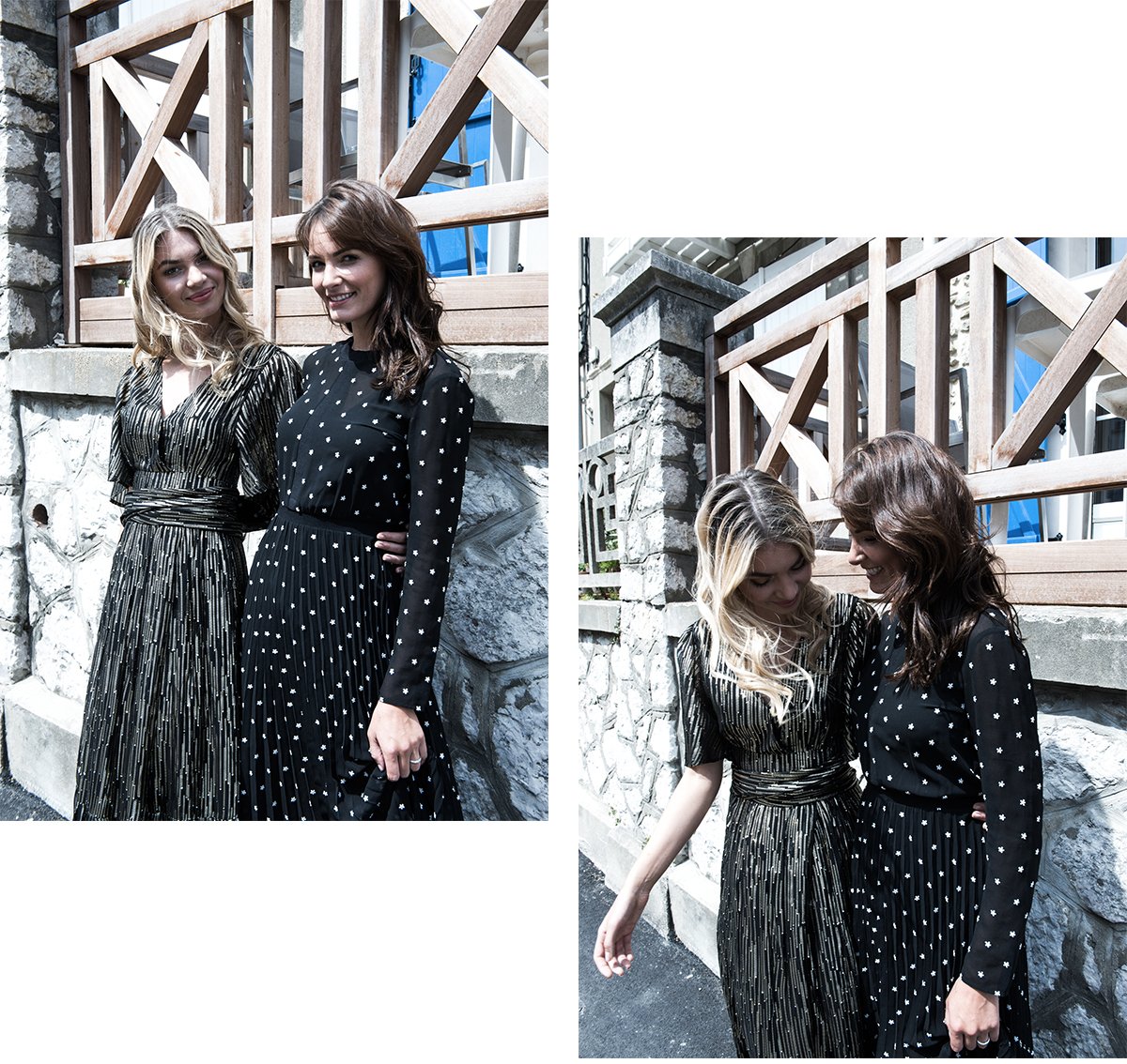 Montage photo du mannequin dans la Nixon, la Jelina et la Grey de chez Ba&sh. 