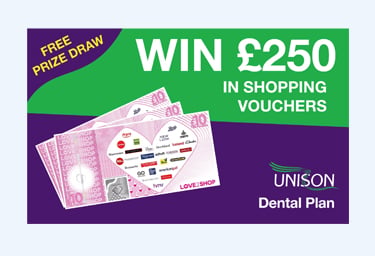 Win £250 With UNISON