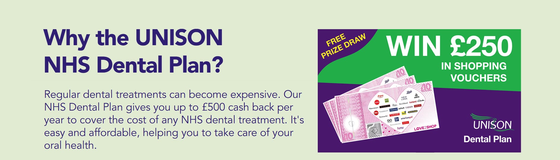 UNISON Free Prize Draw: Win £250
