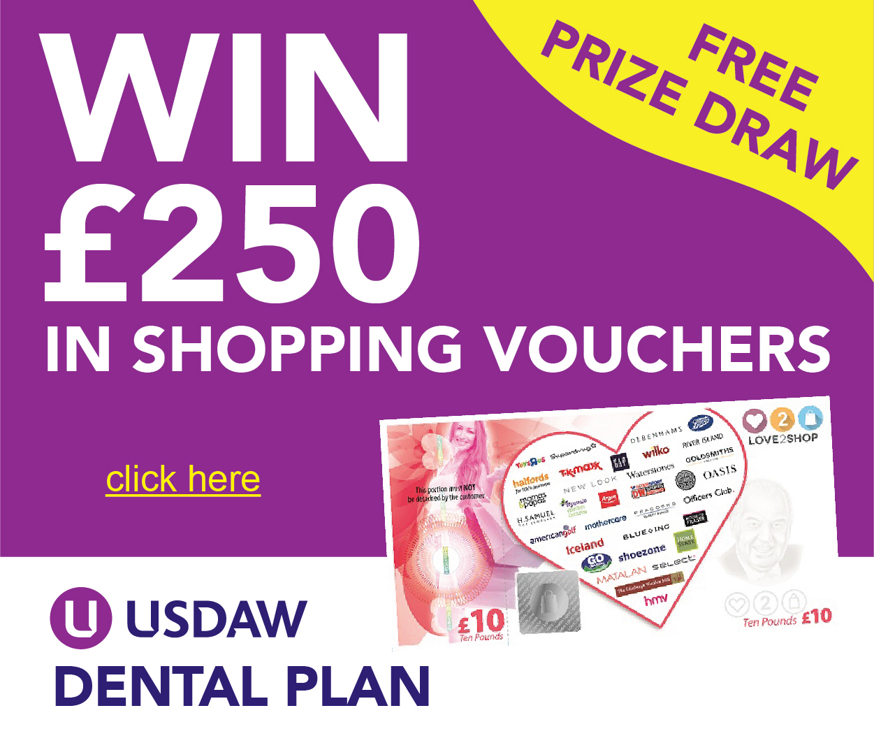 Enter Usdaw Free Prize Draw