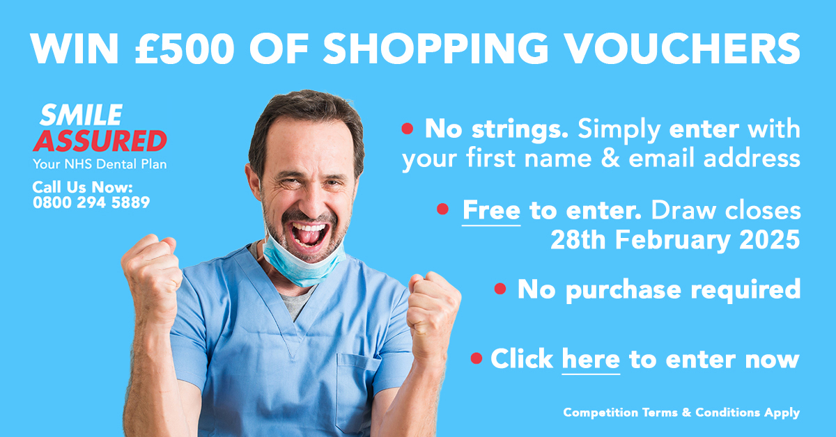 Enter The Smile Assured £500 Free Prize Draw Today