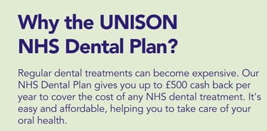 Why the UNISON NHS Dental Plan?