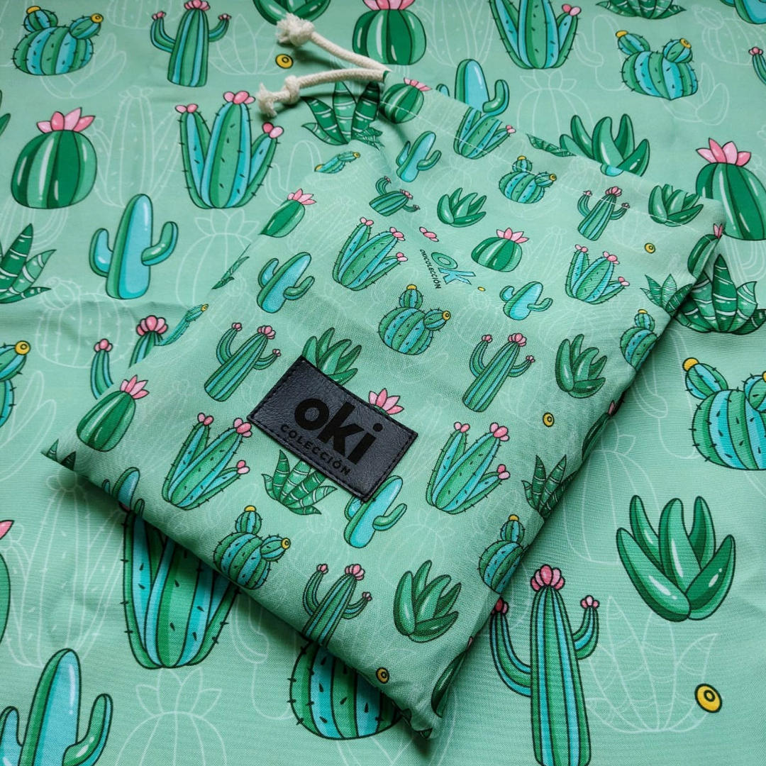 Lona para picnic o playa cactus