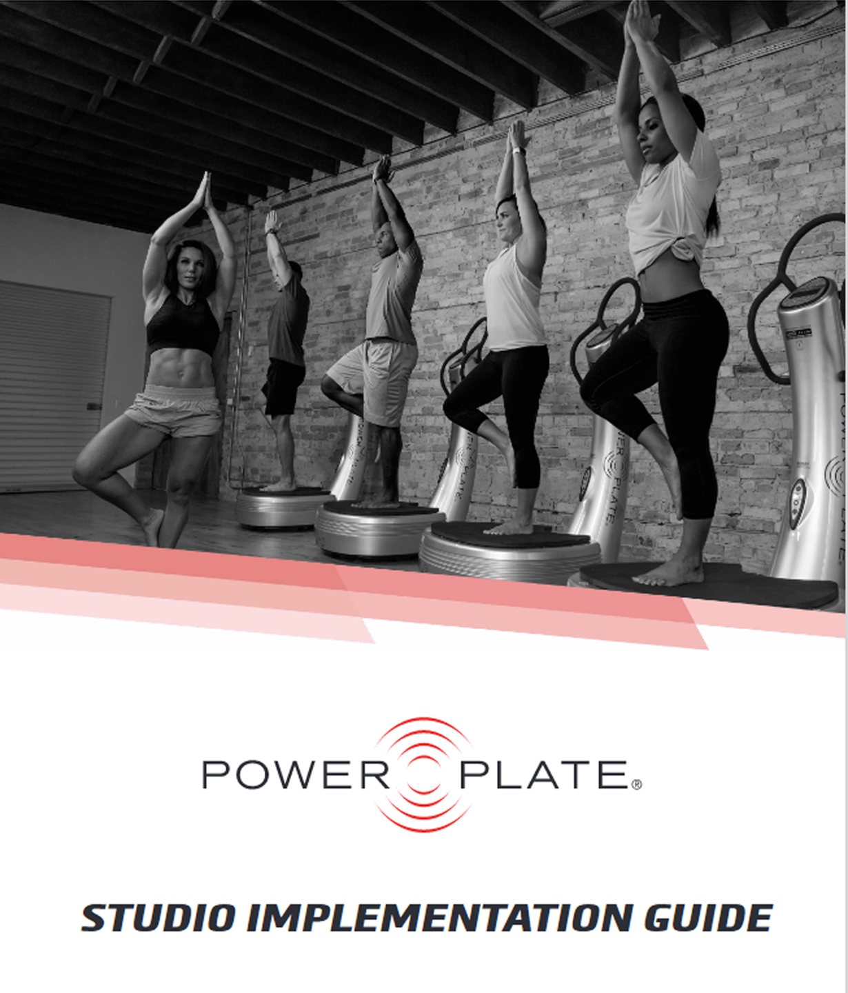 Power Plate Studio launch guide cover