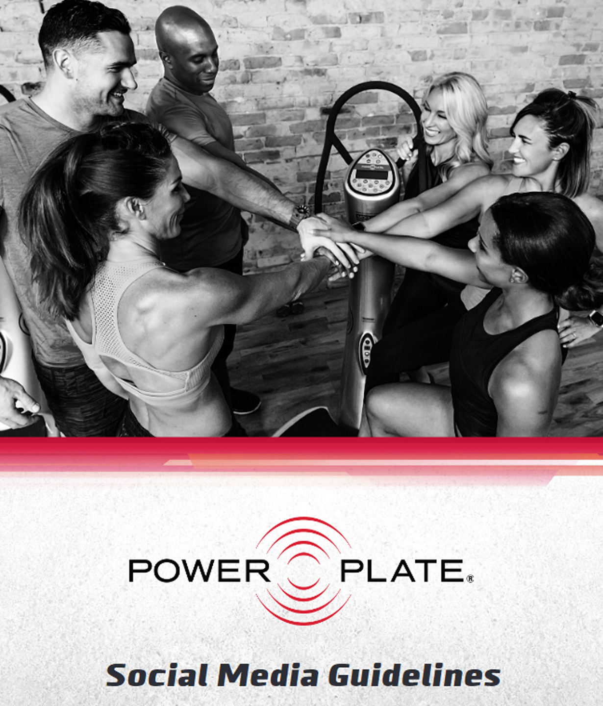 Power Plate Social Media guide cover