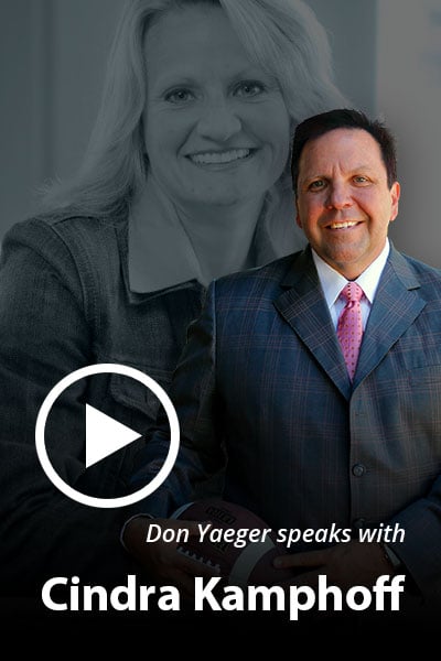 Don Yaeger speaks with Cindra Kamphoff